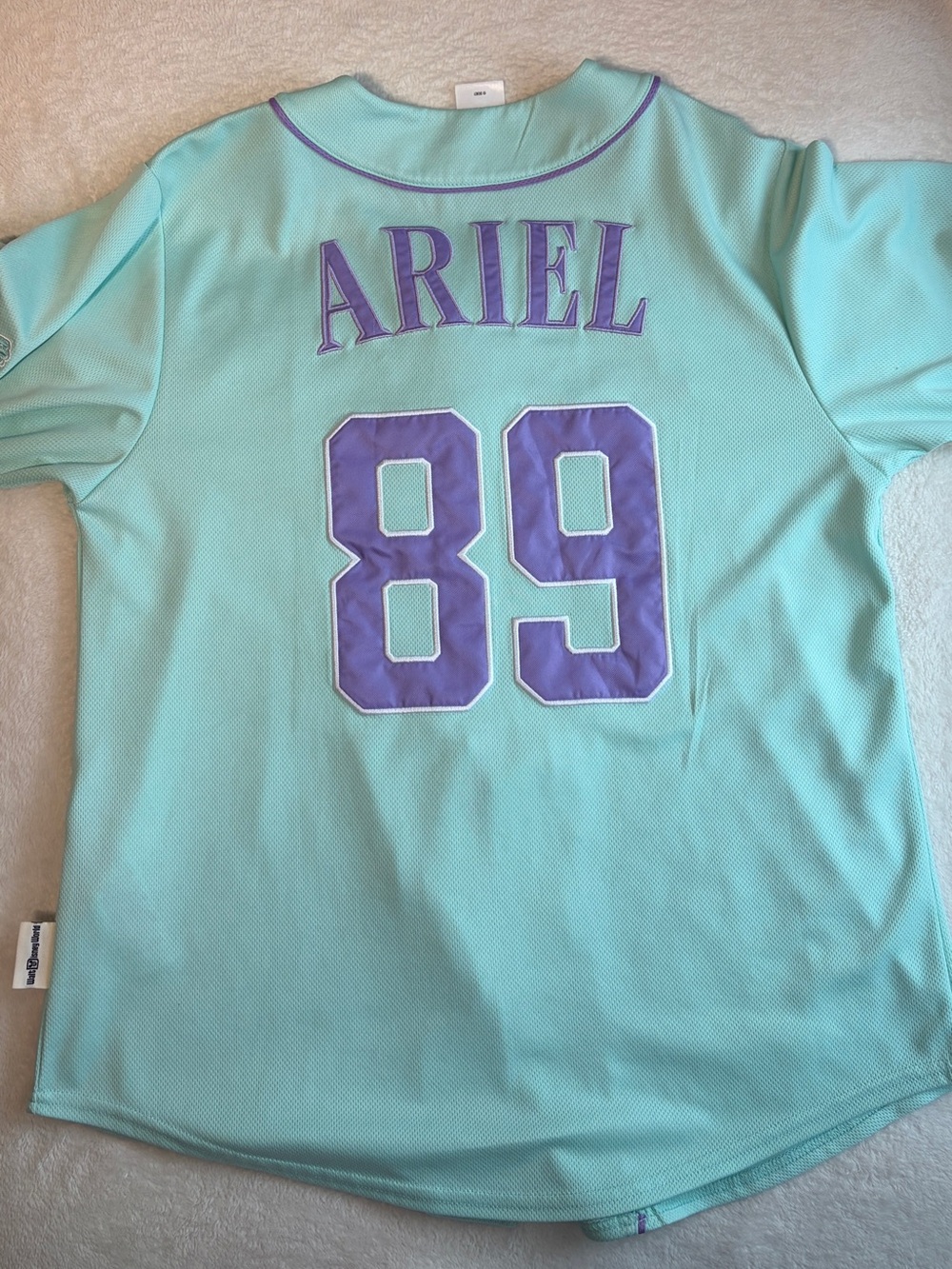 Disney Parks Ariel Baseball Jersey - Picture 3 of 3